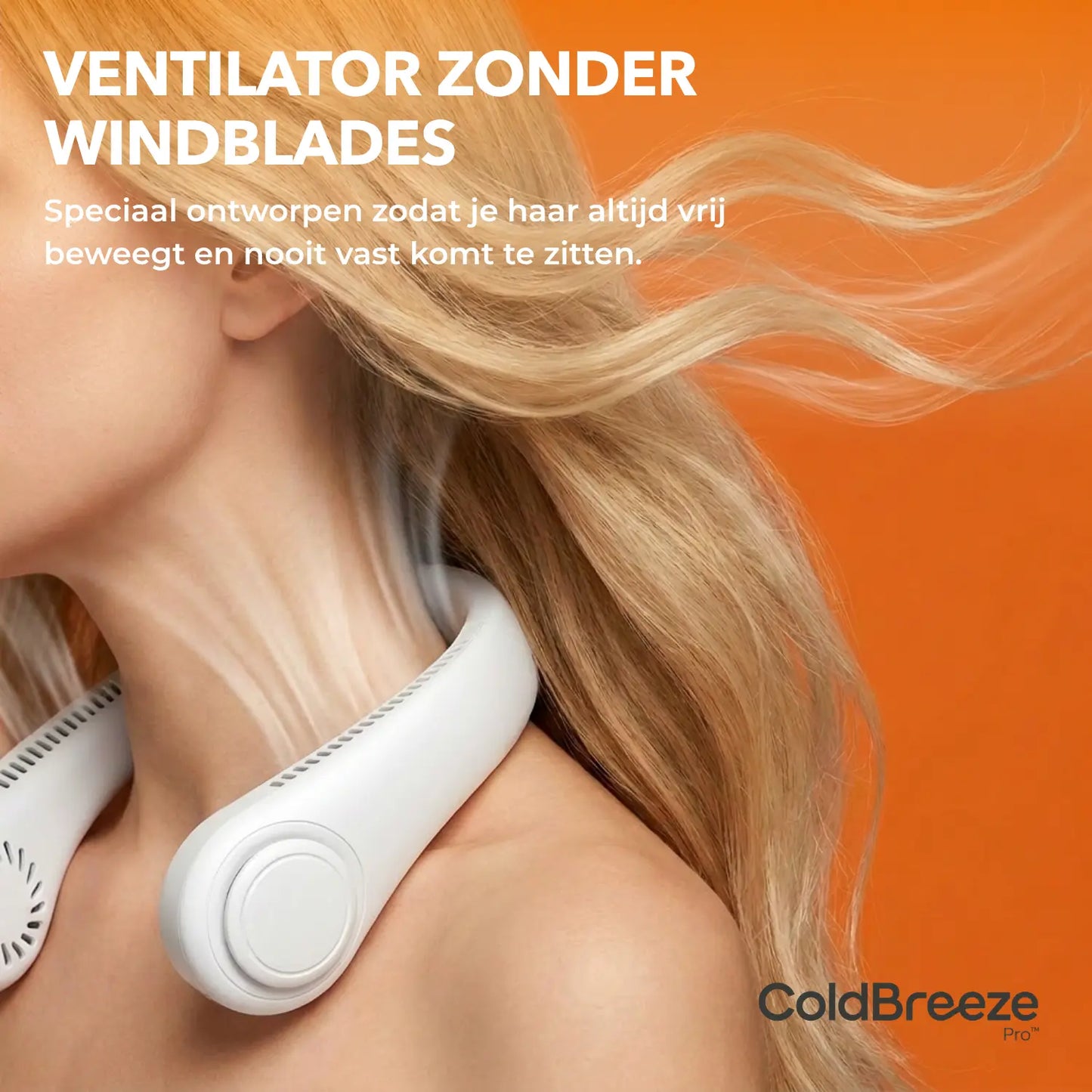 ColdBreeze Pro™ - De draagbare nekventilator die je de hele dag koel houdt