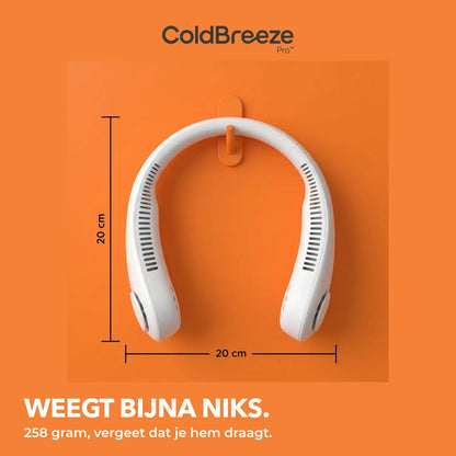 ColdBreeze Pro™ - De draagbare nekventilator die je de hele dag koel houdt