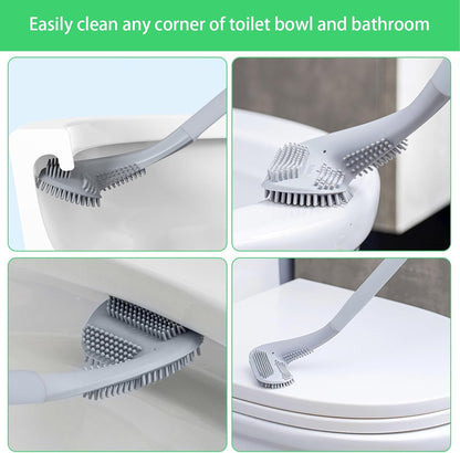 FlexClean - Flexibele Toiletborstel Met Houder
