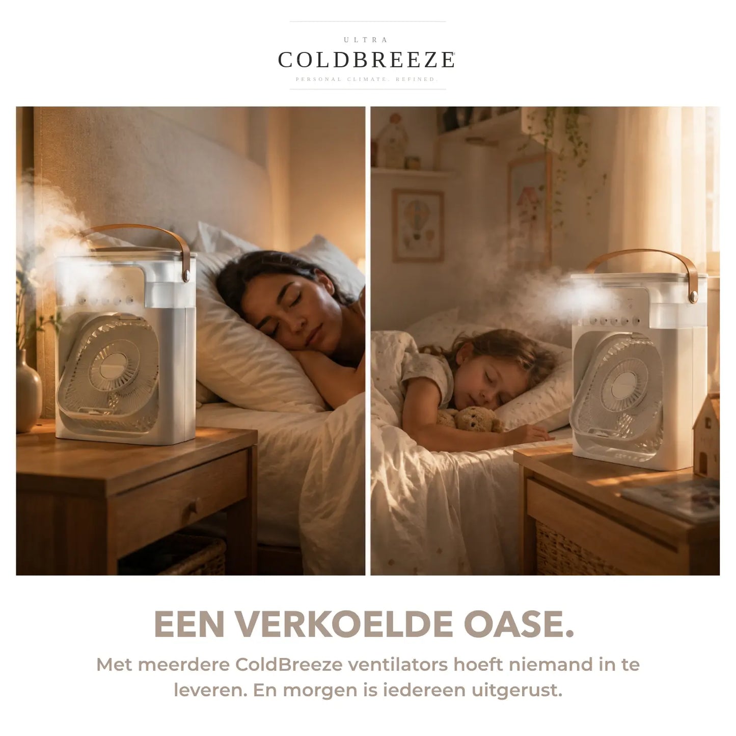 Ultra ColdBreeze™ -  Draagbare Mist-ventilator
