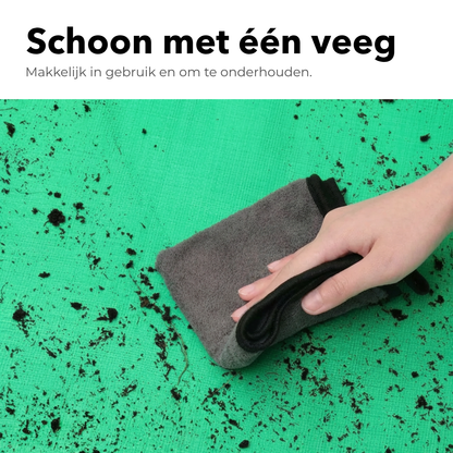 Tuinier Mat Pro - Vangt alles op tijdens het verpotten