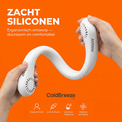 ColdBreeze Pro™ - De draagbare nekventilator die je de hele dag koel houdt