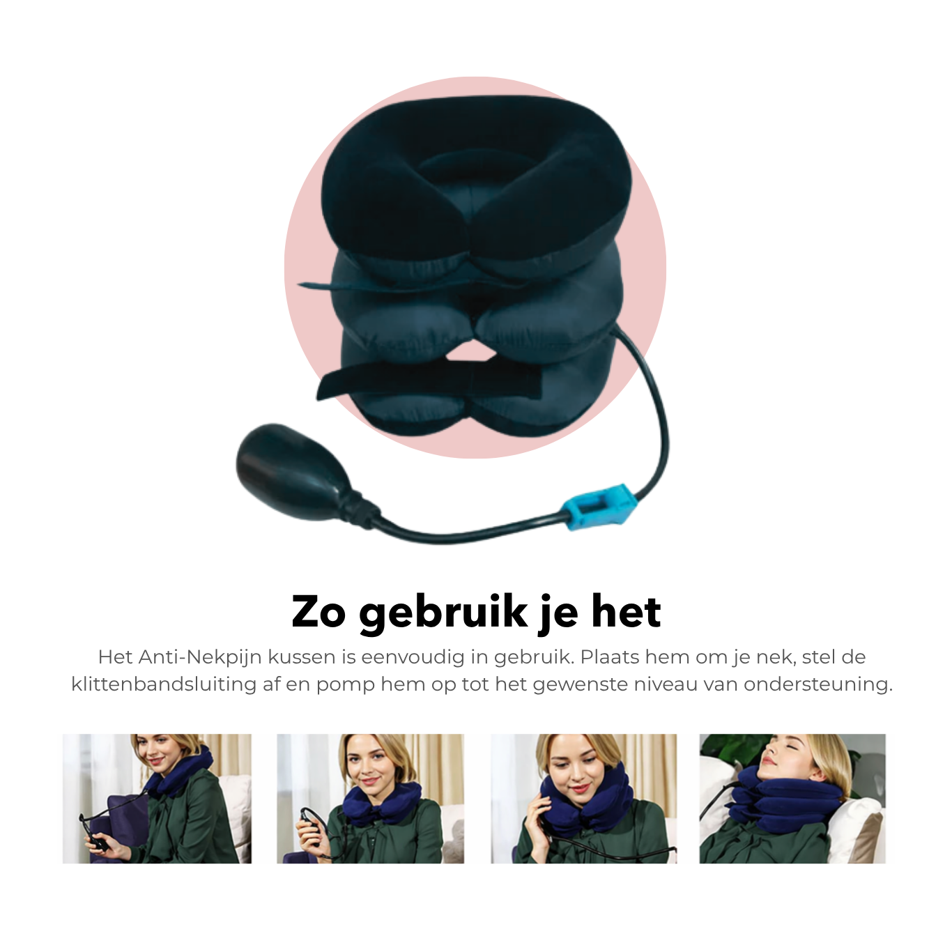 Anti-nekpijn kussen - Verlicht nekpijn en stijve schouders