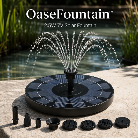 OaseFountain™ Solar Draadloze Fontein (1 + 1 Gratis)