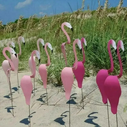 SwingFlamingo™ Geef je tuin een vrolijke tropische sfeer (Set van 2)