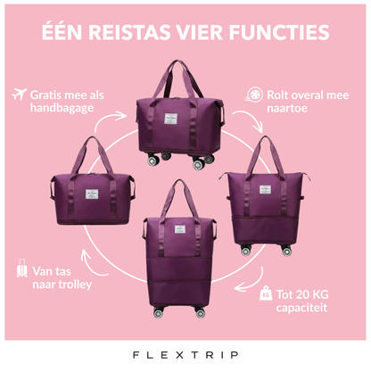 FlexTrip™ Reistas - Eén Tas Voor Alle Vakanties