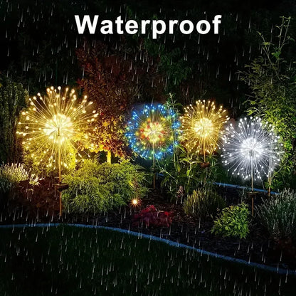 Magische Vuurwerk Tuinlampen (2-pack)