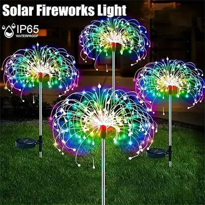 Magische Vuurwerk Tuinlampen (2-pack)