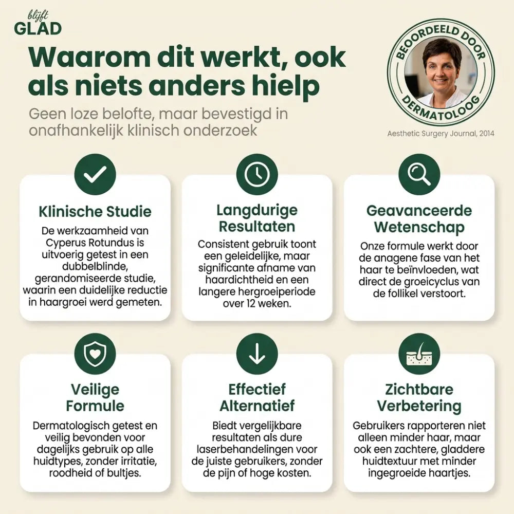 Anti haargroei olie - Effectiever dan laseren!