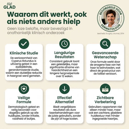 Anti haargroei olie - Effectiever dan laseren!