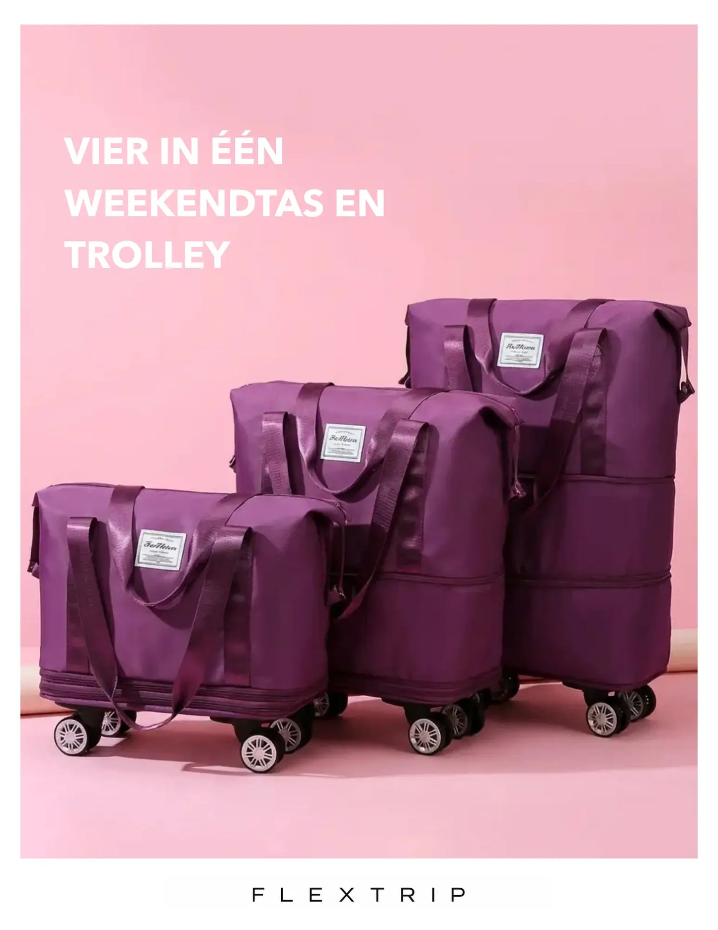 FlexTrip™ Reistas - Eén Tas Voor Alle Vakanties
