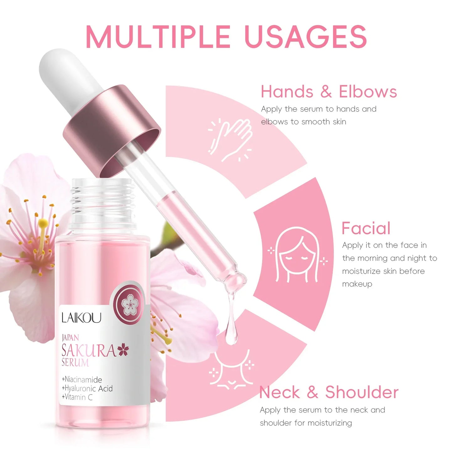 Sakura Hydraterend Gezichtsserum