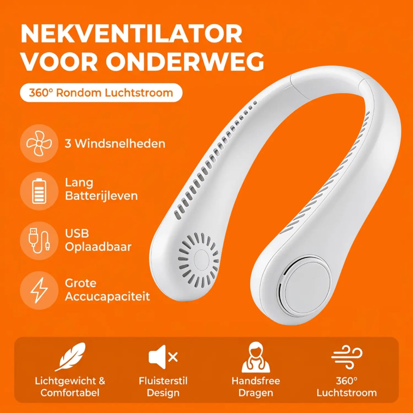 ColdBreeze Pro™ - Viral Nekventilator Voor Onderweg