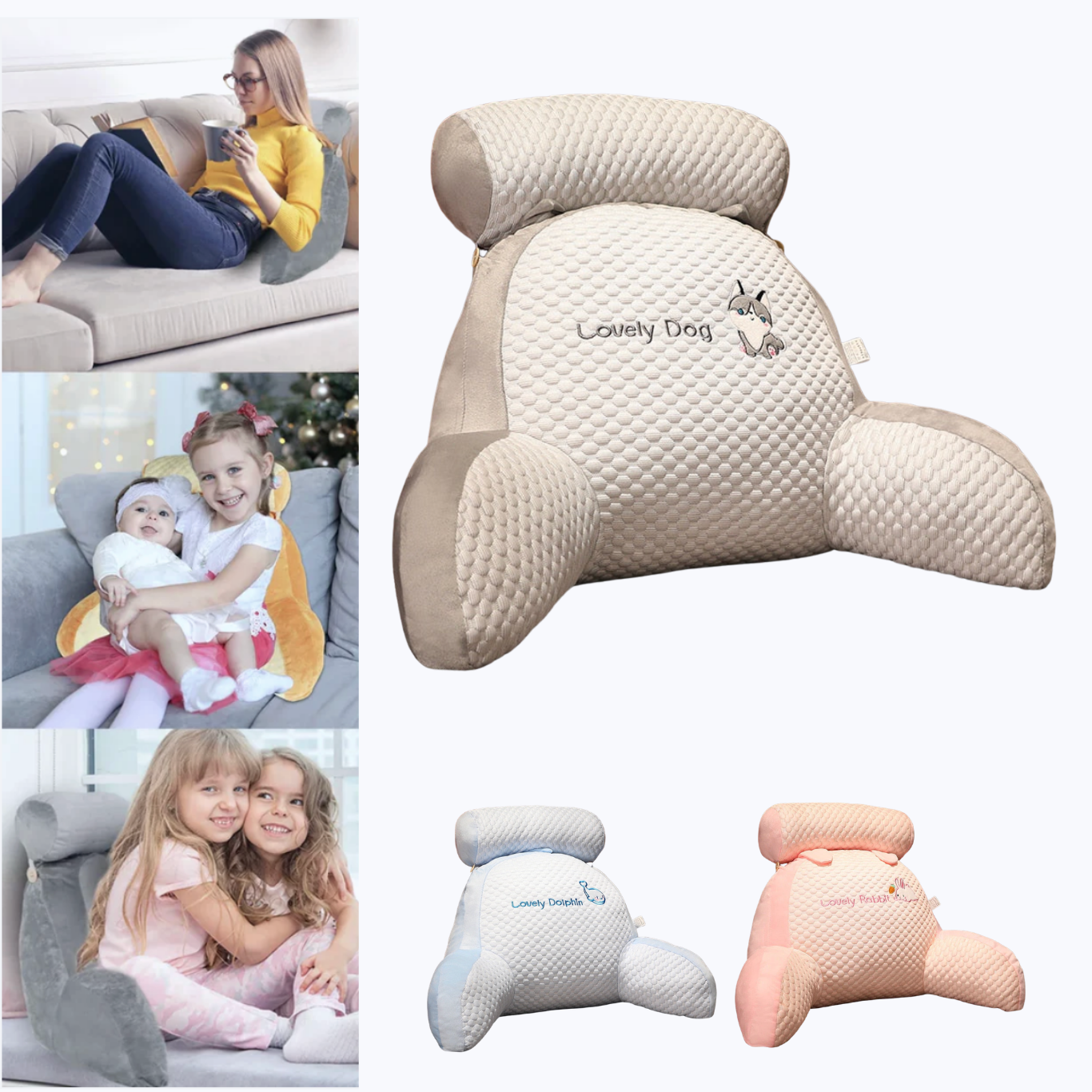 Loungy Kussen - Ergonomisch Design Verminder Rugpijn