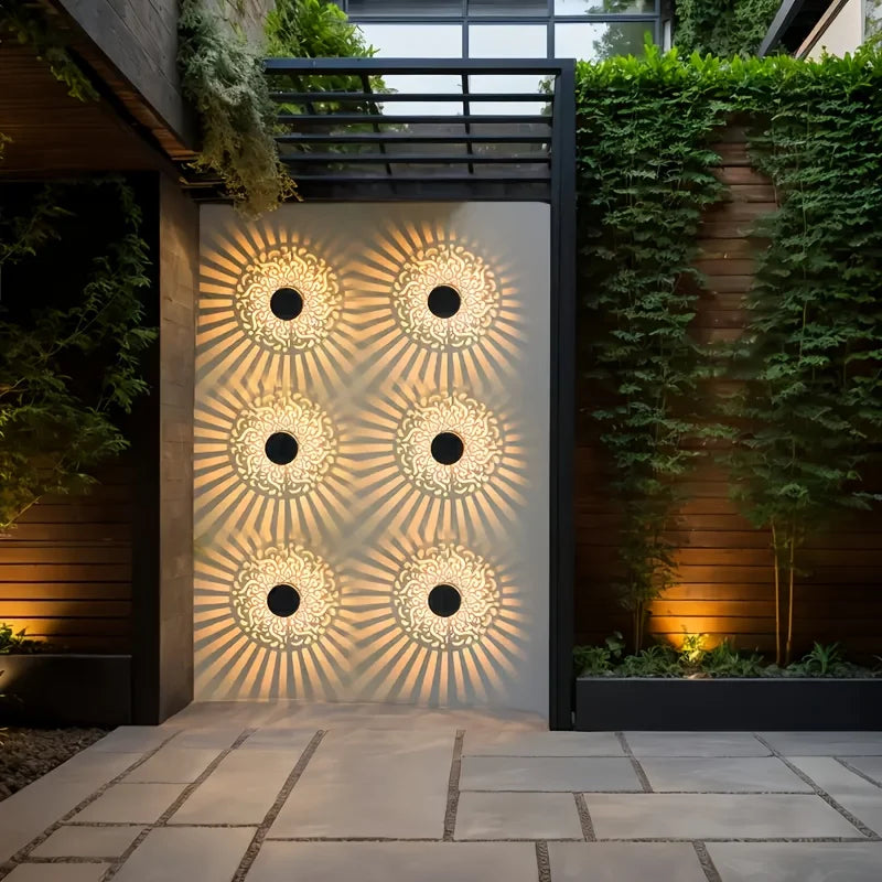 Magische Solar Mandala Tuinlamp (2-Pack)