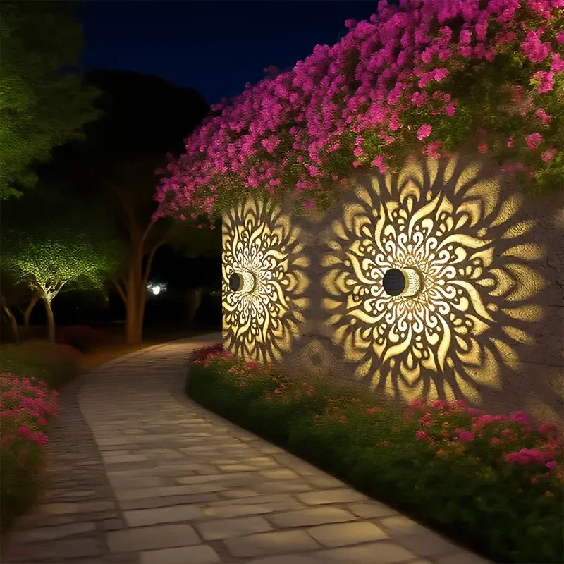 Magische Solar Mandala Tuinlamp (2-Pack)