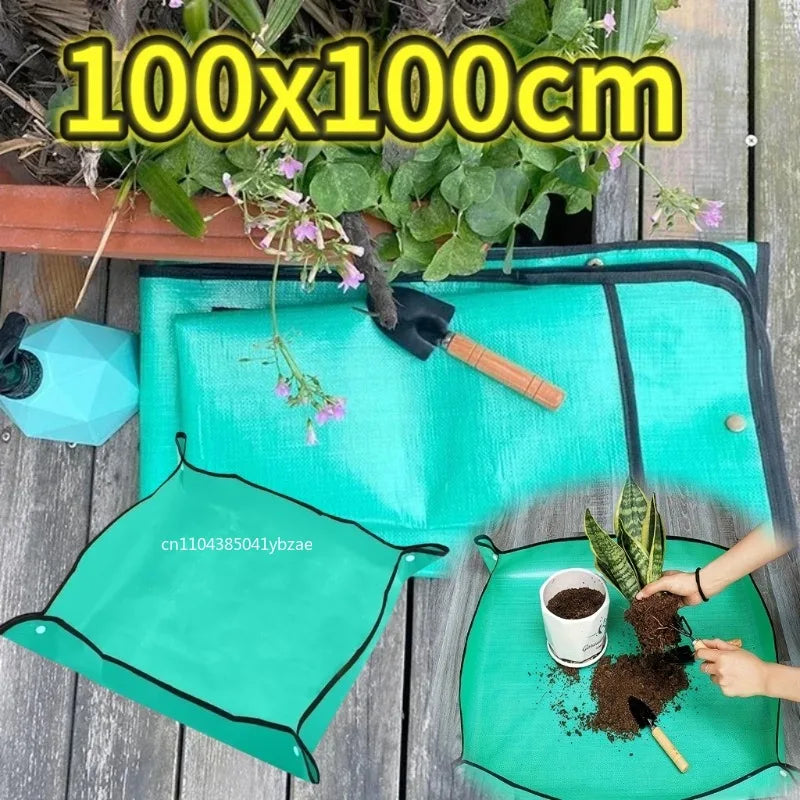 Tuinier Mat Pro - Vangt alles op tijdens het verpotten