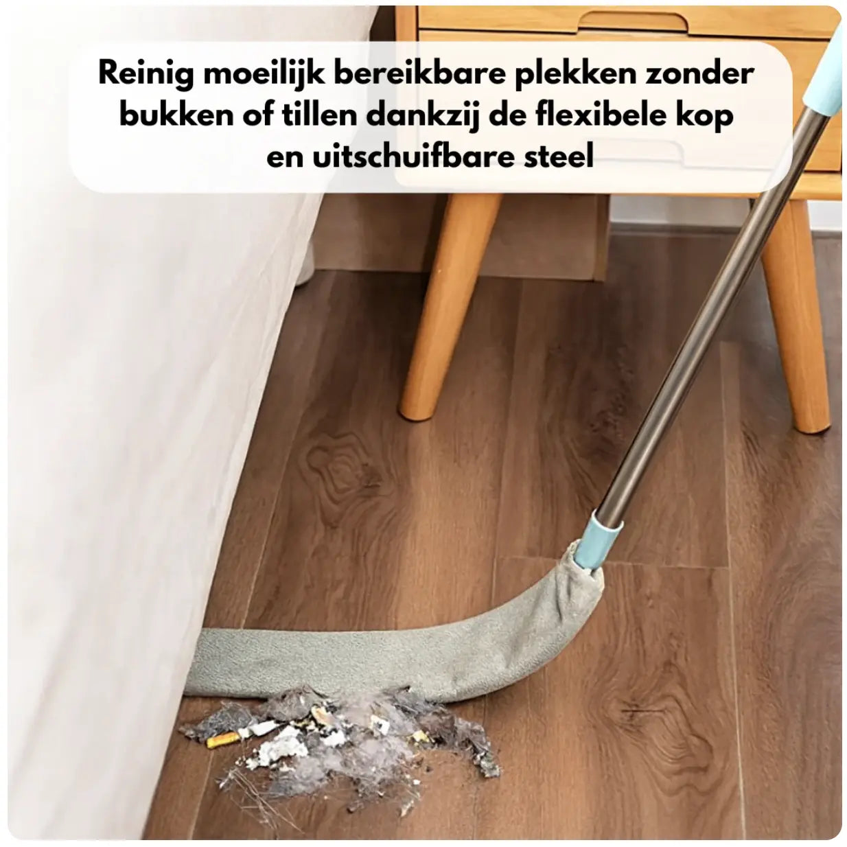 DustReach™ Stofborstel - Bereikt elke hoek zonder te bukken