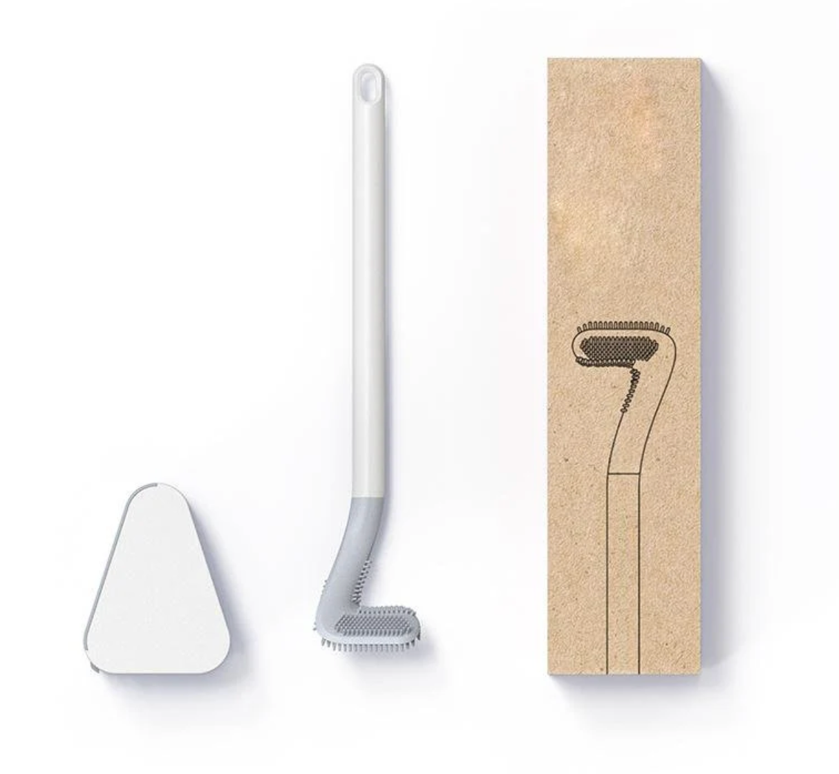 FlexClean - Flexibele Toiletborstel Met Houder