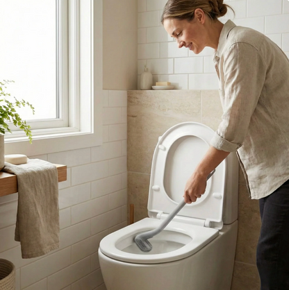 FlexClean - Flexibele Toiletborstel Met Houder