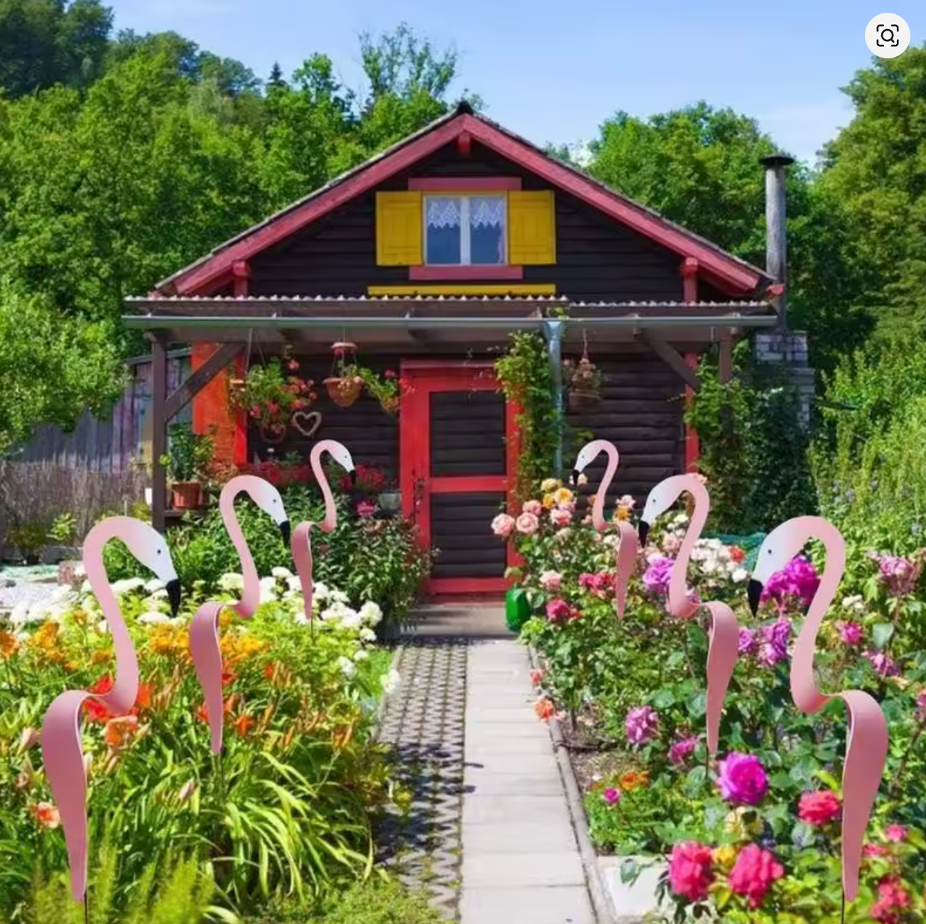 SwingFlamingo™ Geef je tuin een vrolijke tropische sfeer (Set van 2)