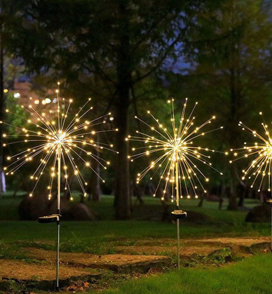 Magische Vuurwerk Tuinlampen (2-pack)