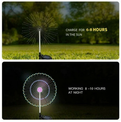 Magische Vuurwerk Tuinlampen (2-pack)