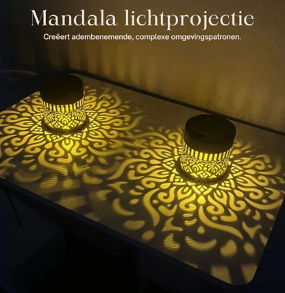 Magische Solar Mandala Tuinlamp (2-Pack)