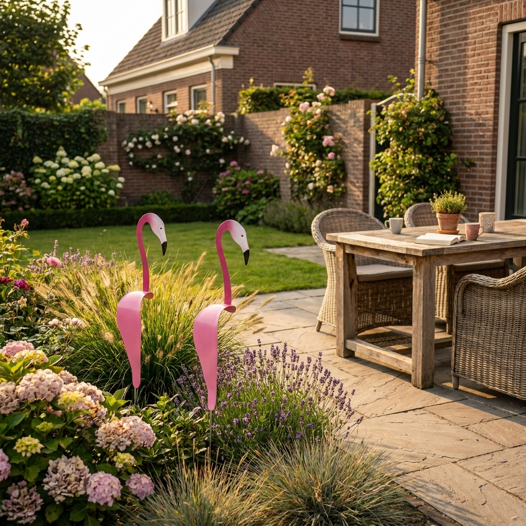 SwingFlamingo™ Geef je tuin een vrolijke tropische sfeer (Set van 2)