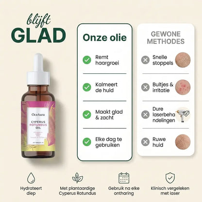 Anti haargroei olie - Effectiever dan laseren!