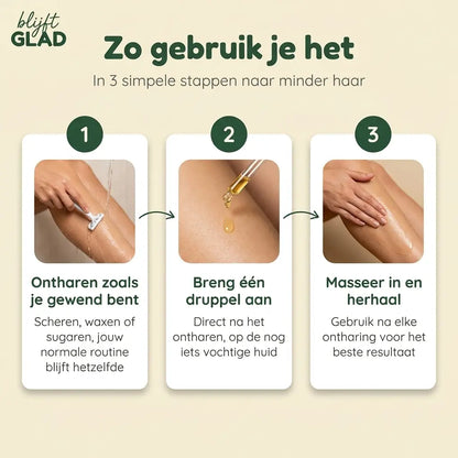 Anti haargroei olie - Effectiever dan laseren!