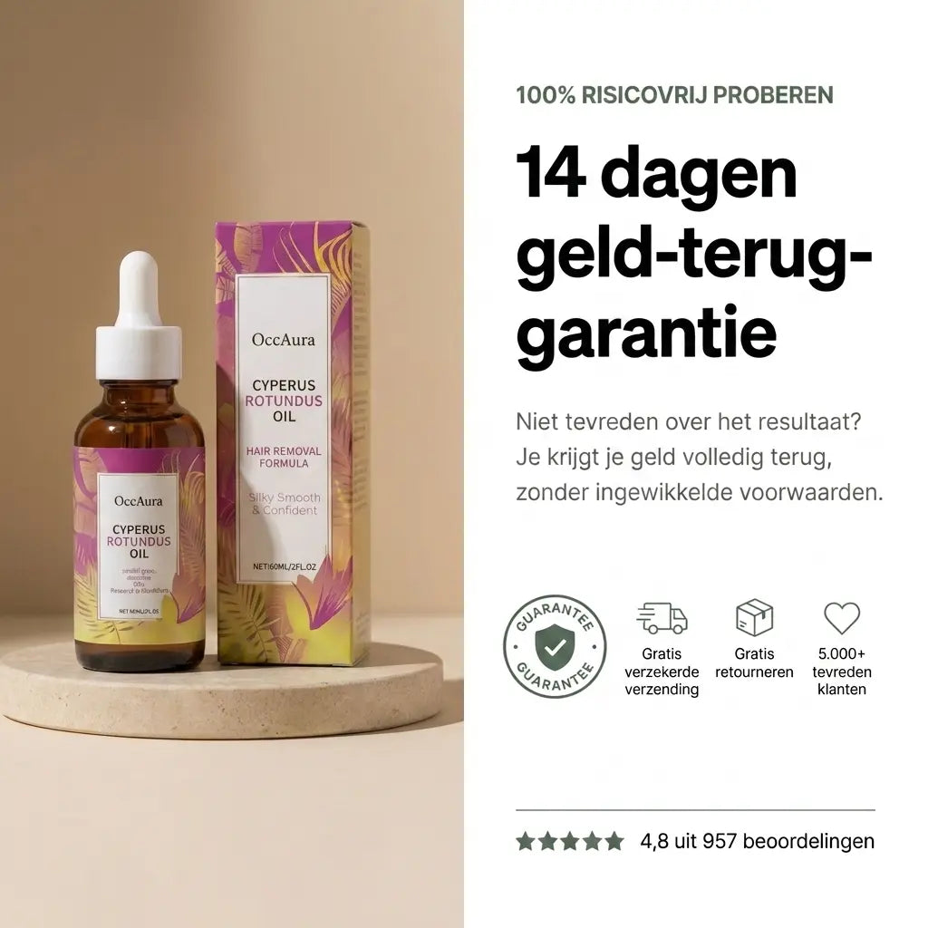 Anti haargroei olie - Effectiever dan laseren!